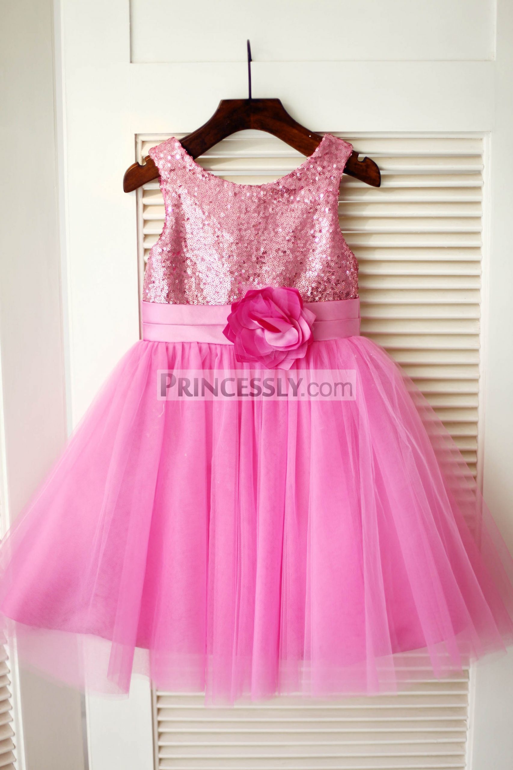 baby hot pink dress